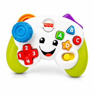 Fisher-Price Baby & Toddler Toy Laugh & Learn Game Controller, Green, Musical Learning Activity for Pretend Play Infants Ages 6+ Months