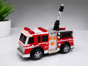 Fire Truck Toy with Ladder | Red Emergency Rescue Vehicle Model for Kids
