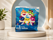 Pinkfong Baby Shark 24-Piece Kids Floor Puzzle – Resealable Bag