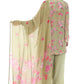 Green Embroidered Floral Short Kurta Set