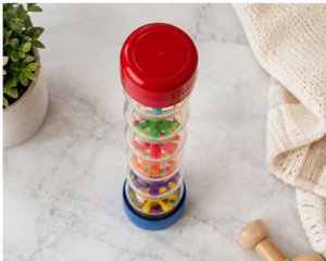 Colorful Rainmaker Musical Toy for Kids | Sensory Sound Tube with Beads