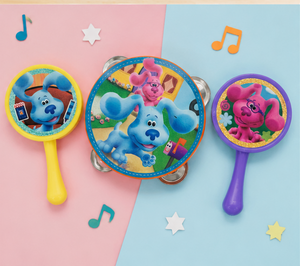 Kids Musical Drum & Tambourine Set | Colorful Rhythm Instrument Toy for Toddlers