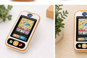 VTech Touch & Swipe Baby Phone™ Interactive Learning Toy for Babies | Musical Smartphone Toy